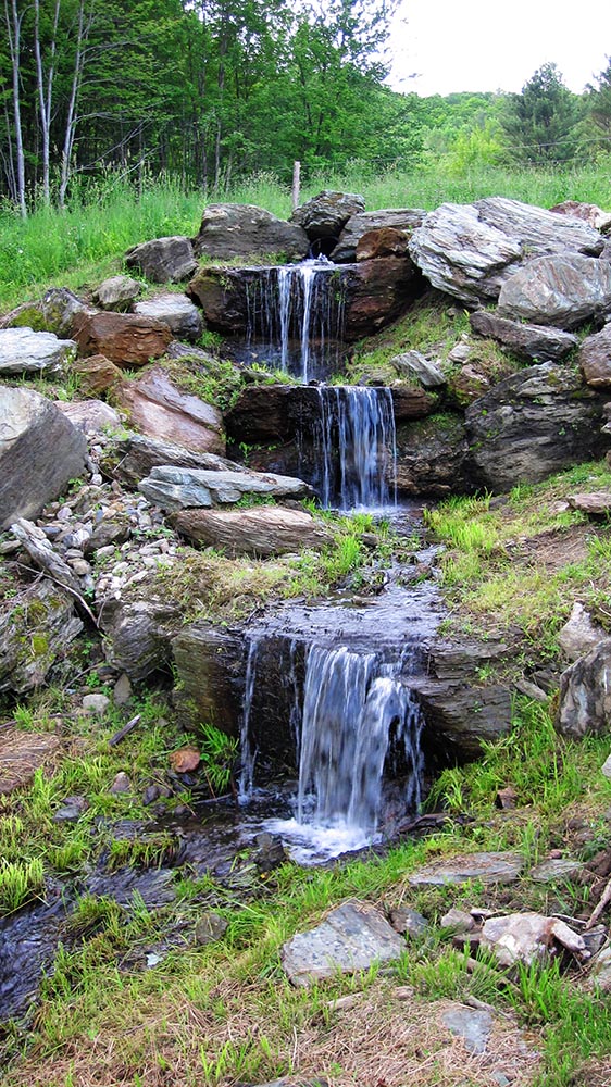 Amee Farm Vermont Wedding Venue - the waterfall site